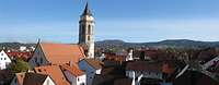 Blick auf die Stadt Balingen