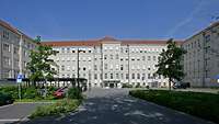 Exterior view of the building of the Federal Ministry of Defence in Berlin