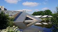 Exterior view of the building of the Federal Ministry of Defence in Bonn