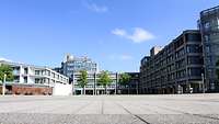 Exterior view of the building complex of the Federal Ministry of Defence in Bonn