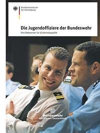 Deckblatt der Broschüre Die Jugendoffiziere der Bundeswehr 2015