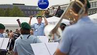 Vorführung vom Musikkorps