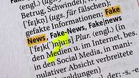 Duden-Eintrag Fake News