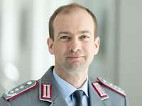 BMVg Sprecher Oberst i.G. Joern Klapper im Portrait.