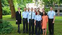 Gruppenfoto von der Steuergruppe