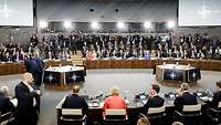 Teilnehmer des NATO-Gipfels