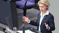 Von der Leyen spricht vor dem Deutschen Bundestag