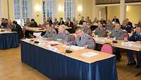 Soldaten bei Nationaler Rüstungskontrolltagung