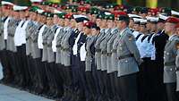 Angetretene Soldaten