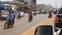 Straßenverkehr in Mali