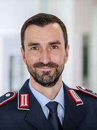 Portrait of Mitko Müller in Uniform