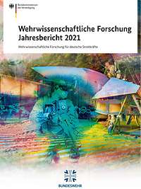 Die Titelseite des Jahresberichts der wehrwissenschaftlichen Forschung 2021