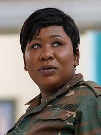 Oberstleutnant Ketty Chikwekwe im Portrait