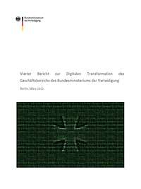 Grüne Schrift steht auf schwarzen Hintergrund und ergibt optisch das eiserne Kreuz der Bundeswehr.