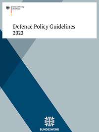 Cover sheet "Defence Policy Guidelines 2023"