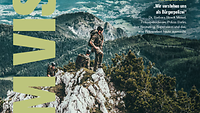 Ein Deckblatt einer PDF mit großen Schriftzügen und einer Fotografie eines Berggipfels mit Soldaten.
