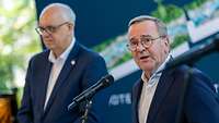 Boris Pistorius und Andreas Bovenschulte sind auf dem Bild zu sehen.
