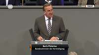 Pistorius am Rednerpult