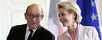 Von der Leyen und Le Drian im Gespräch
