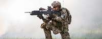 Soldat mit G36