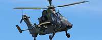 Hubschrauber Typ Tiger in der Luft